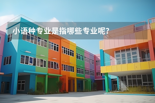 小语种专业是指哪些专业呢？