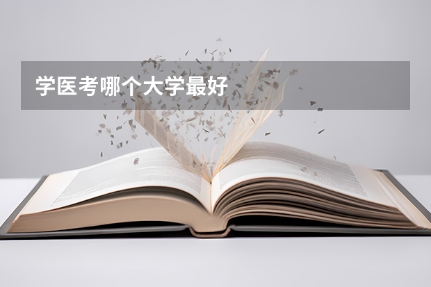 学医考哪个大学最好