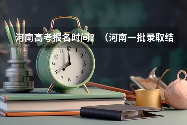 河南高考报名时间？（河南一批录取结果公布时间）