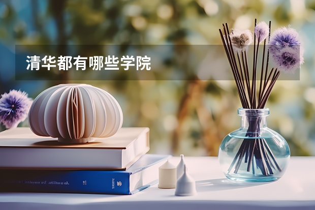 清华都有哪些学院