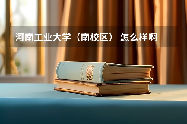 河南工业大学(南校区) 怎么样啊 学习电脑方面的 可以吗