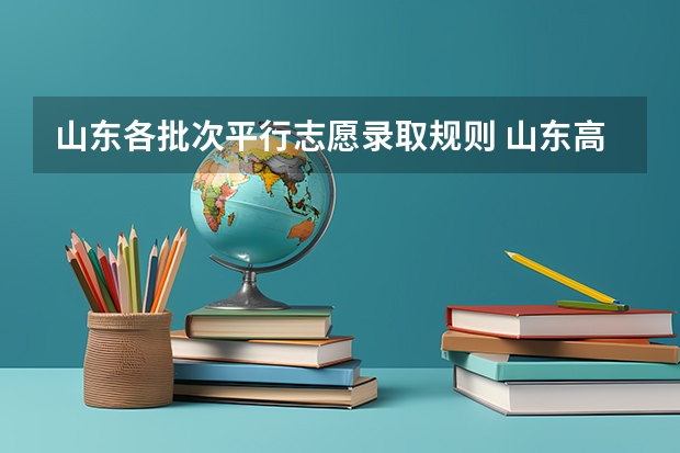 山东各批次平行志愿录取规则 山东高考志愿录取规则及方法