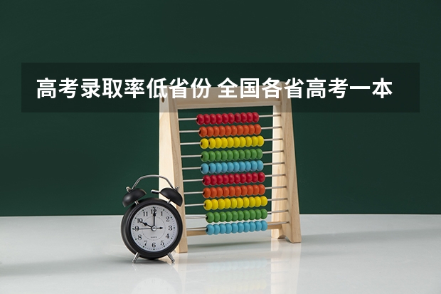 高考录取率低省份 全国各省高考一本录取率排名