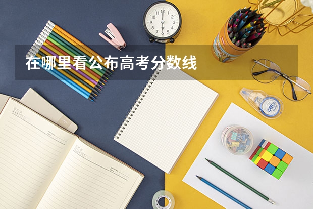 在哪里看公布高考分数线