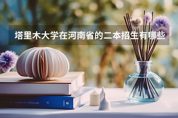 塔里木大学在河南省的二本招生有哪些专业？