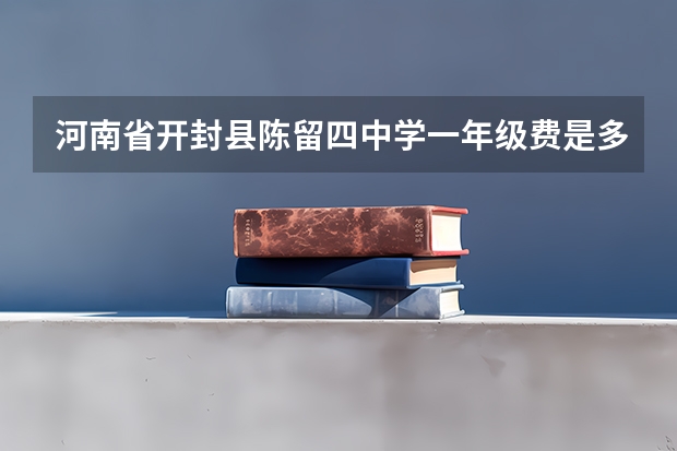 河南省开封县陈留四中学一年级费是多少