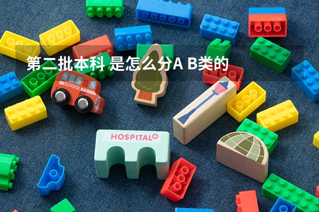 第二批本科 是怎么分A B类的