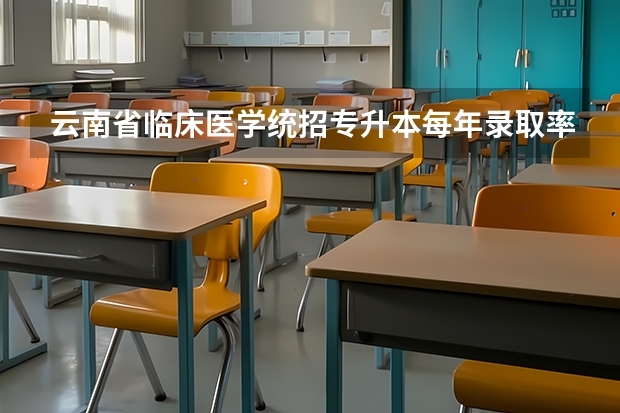 云南省临床医学统招专升本每年录取率是多少人