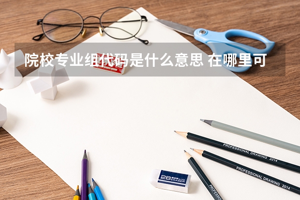 院校专业组代码是什么意思 在哪里可以查询代码