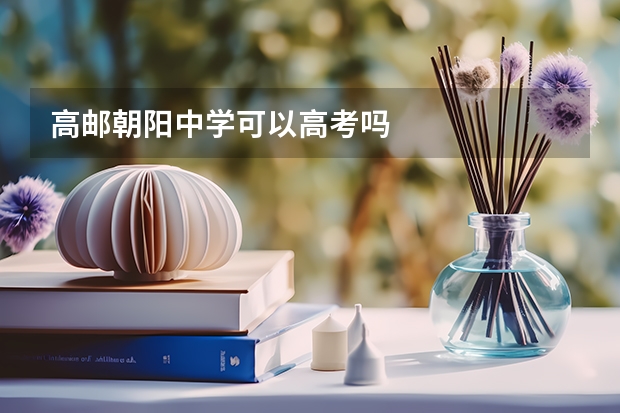 高邮朝阳中学可以高考吗