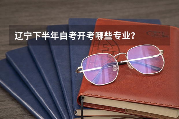 辽宁下半年自考开考哪些专业？