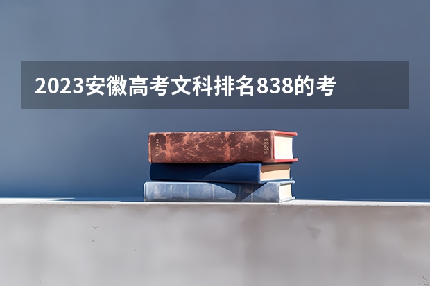 2023安徽高考文科排名838的考生报什么大学 往年录取分数线一览