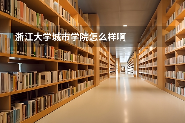 浙江大学城市学院怎么样啊