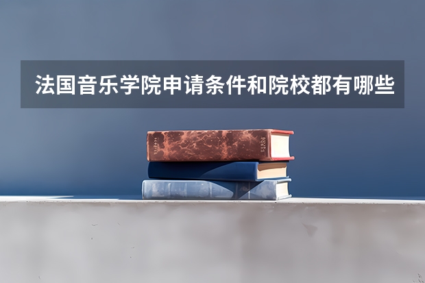 法国音乐学院申请条件和院校都有哪些?