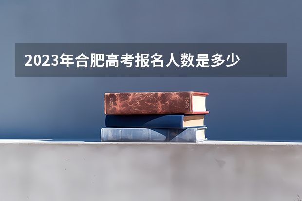 2023年合肥高考报名人数是多少
