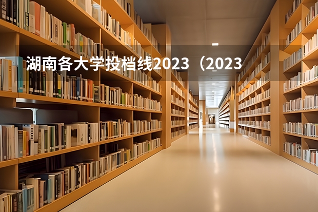 湖南各大学投档线2023（2023湖南本科大学排名）