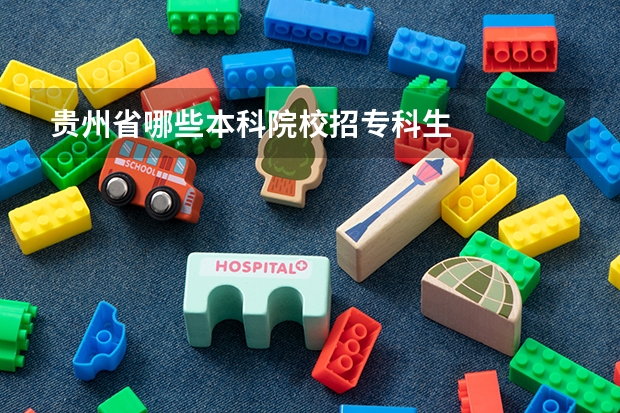 贵州省哪些本科院校招专科生