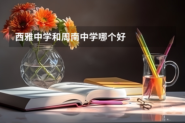 西雅中学和周南中学哪个好