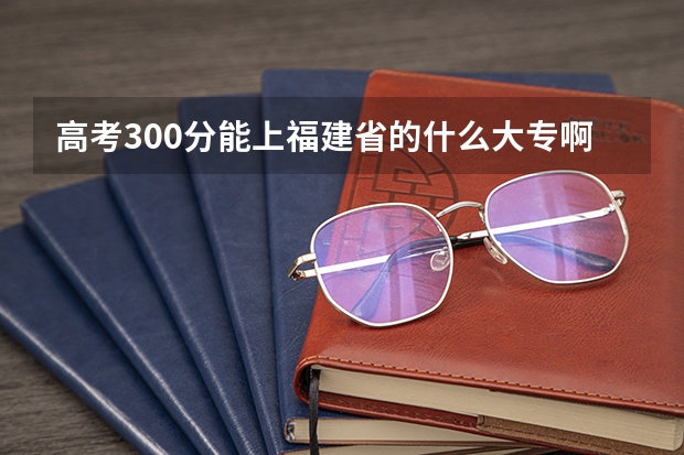 高考300分能上福建省的什么大专啊