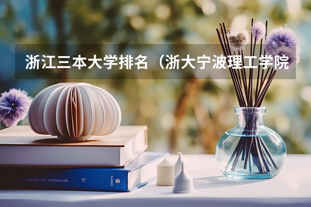 浙江三本大学排名（浙大宁波理工学院含金量）