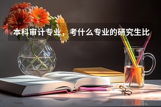 本科审计专业，考什么专业的研究生比较好