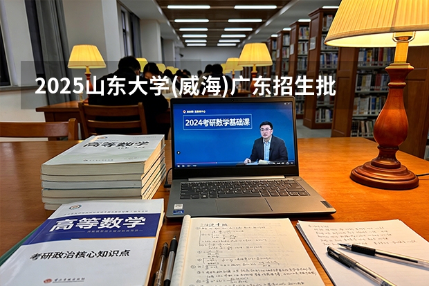 2025山东大学(威海)广东招生批次设置及招生专业目录