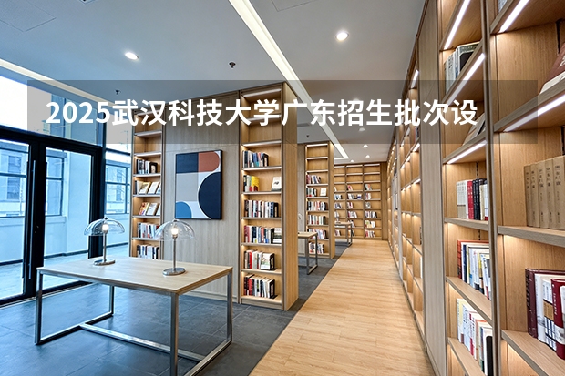 2025武汉科技大学广东招生批次设置及招生专业目录