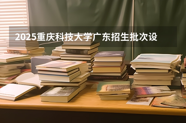 2025重庆科技大学广东招生批次设置及招生专业目录