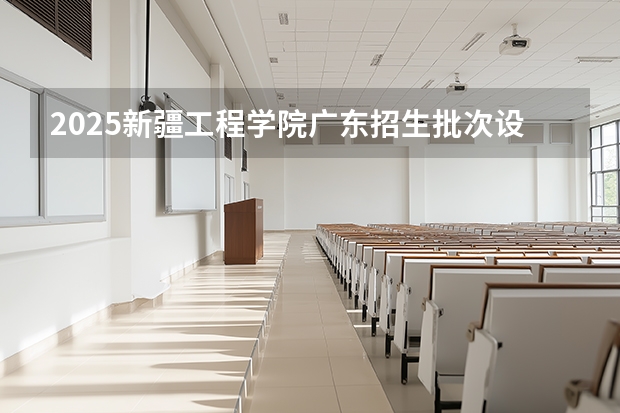 2025新疆工程学院广东招生批次设置及招生专业目录