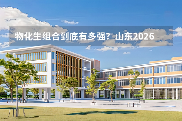 物化生组合到底有多强？山东2026高考数据告诉你真相