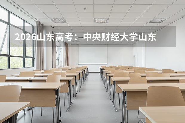 2026山东高考：中央财经大学山东总计划107人新增7人，12000名可稳