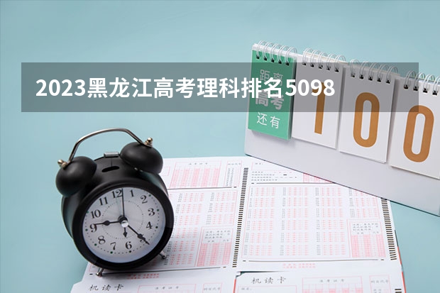 2023黑龙江高考理科排名50983的考生报什么大学 往年录取分数线一览