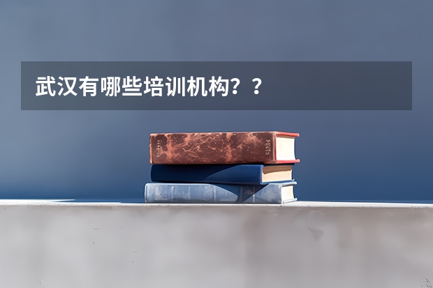 武汉有哪些培训机构??