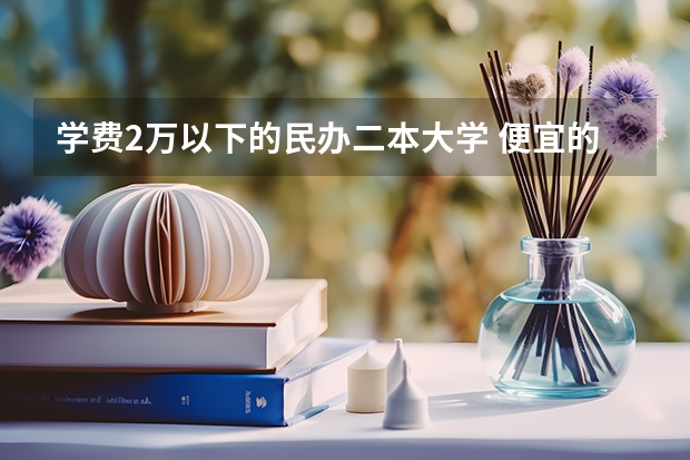 学费2万以下的民办二本大学 便宜的民办本科大学？